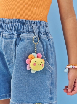 Conjunto Infantil Regata Canelada e Short Jeans – Kukie
