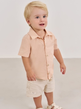 Conjunto Infantil Camisa e Bermuda Listrada – Johnny Fox