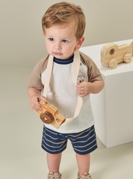 Conjunto Infantil Camiseta e Bermuda – Luc.Boo