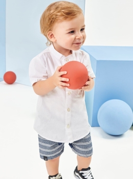 Conjunto Infantil Camisa e Bermuda – Johnny Fox