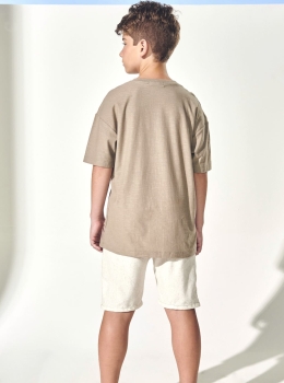 Conjunto Infantil Camiseta Estampada e Bermuda – Johnny Fox