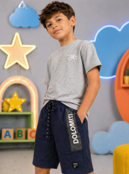 Conjunto Infantil Camiseta e Bermuda – Lamon
